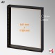 Wood Wall Art Frames, Heavy-Duty (Metal Frame for Wooden Art Pieces)