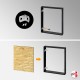 Wood Wall Art Frames, Heavy-Duty (Metal Frame for Wooden Art Pieces)