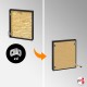 Wood Wall Art Frames, Heavy-Duty (Metal Frame for Wooden Art Pieces)