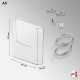 Suspended Ceiling Twist-On Brochure Holder Kit