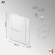 Suspended Ceiling Twist-On Brochure Holder Kit