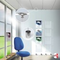 Suspended Ceiling-to-Floor Twist-On Brochure Holder Kit (Weighted Cables!)