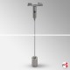 False Ceiling-to-Floor Twist-On Fixed Wire Kit (Cable Display for Suspended Ceilings)