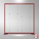 Picture Hanging Partition for Glass Walls & Shopfront Windows (Display Stand for Listed Buildings!)