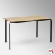 Wooden Stacking School Table (Beechwood Rectangular Classroom Table Top)