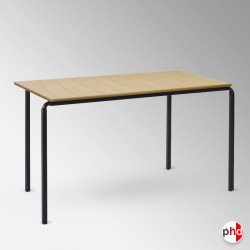 Wooden Stacking School Table (Beechwood Rectangular Classroom Table Top)