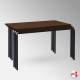 Wooden Walnut Stacking School Table (Brown Rectangular Classroom Table Top)