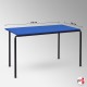 Wooden Blue Stacking School Table (Blue Rectangular Classroom Table Top)