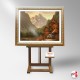 Display Upright Easel With Artist Info Holder