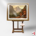 Display Upright Easel With Artist Info Holder