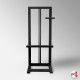 Display Upright Easel With Artist Info Holder