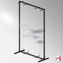 Freestanding Glass Shelf Unit (Display Shelving for Expos & Listed Buildings!)