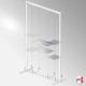 Freestanding Glass Shelf Unit (Display Shelving for Expos & Listed Buildings!)