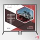 Freestanding Banner Display Clamp Stand (Hang Any Banner In Seconds!)
