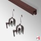 Ceiling Hanging Rug P-Rail Kit (Heavy-Duty Gallery System for Thick Carpets)