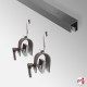 Ceiling Hanging Rug P-Rail Kit (Heavy-Duty Gallery System for Thick Carpets)