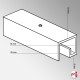 Ceiling Hanging Rug P-Rail Kit (Heavy-Duty Gallery System for Thick Carpets)