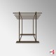 Freestanding Rug Rack Display Stand - POS Retail Carpet Solution & Storage