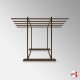 Freestanding Rug Rack Display Stand - POS Retail Carpet Solution & Storage