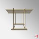 Freestanding Rug Rack Display Stand - POS Retail Carpet Solution & Storage