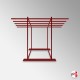 Freestanding Rug Rack Display Stand - POS Retail Carpet Solution & Storage