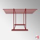 Freestanding Rug Rack Display Stand - POS Retail Carpet Solution & Storage