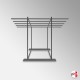 Freestanding Rug Rack Display Stand - POS Retail Carpet Solution & Storage