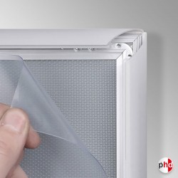 Replacement PVC Poster Cover For Click Frames (Anti-Glare, UV Protector)