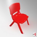 Red Kids Chair, Suitable for Ages 2 to 6 Years (Small Stacking Chair)