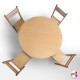 Kids Round Table & Chairs Suite (Children's Beechwood Furniture)