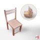 Stackable Kids Wooden Chair, Suitable for Ages 2 to 6 Years (Children's Hardwood Furniture)
