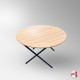 Kids Round Folding Table (Children's Play School Furniture)