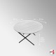 Kids Round Folding Table (Children's Play School Furniture)