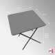 Walnut Folding Exam Table (Coloured Desk for Classrooms)