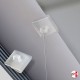 Suspended Ceiling Sign Kit 2 - Clear Thin Wire & Grid-Clips