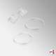 Suspended Ceiling Sign Kit 2 - Clear Thin Wire & Grid-Clips