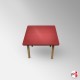 Kids Square Red Table (Children's Kindergarten Desk)
