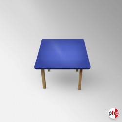 Kids Square Blue Table (Children's Kindergarten Desk)