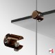 Cable Display Glass Shelf Support Single (All Colours)