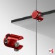 Cable Display Glass Shelf Support Single (All Colours)