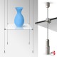 Cable Display Glass Shelf (Ceiling-to-Floor Suspended Wires & Glass Shelving, Complete)