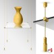 Gold Cable Display Glass Shelf (Ceiling-to-Floor Gold Wire Fittings & Clear Glass Shelving, Complete)