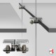 Cable Display Glass Shelf Support Double (All Colours)