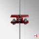 Cable Display Glass Shelf Support Double (All Colours)
