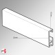 Clip Rail Chain Hanging System (Complete Picture Rail & Chains, Ready-to-use Frame-Hanging Set)