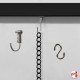 Clip Rail Chain Hanging System (Complete Picture Rail & Chains, Ready-to-use Frame-Hanging Set)