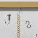 Clip Rail Chain Hanging System (Complete Picture Rail & Chains, Ready-to-use Frame-Hanging Set)