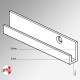 J Rail Chain Hanging System (Heavy-duty Picture Rail & Chains, Ready-to-use Frame-Hanging Set)