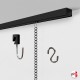 P Rail Chain Hanging System (Ceiling Picture Rail & Chains, Complete Gallery System)