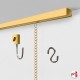 P Rail Chain Hanging System (Ceiling Picture Rail & Chains, Complete Gallery System)